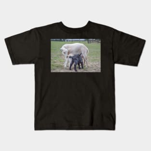 Mom and baby goats Kids T-Shirt